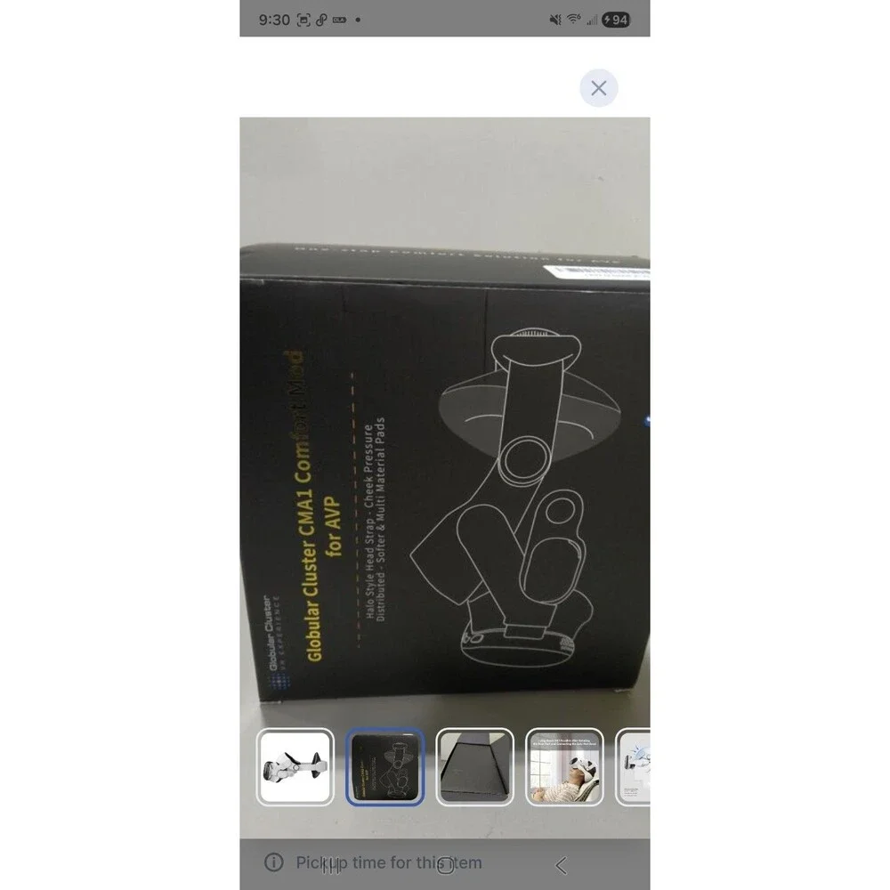 Globular Cluster CMA1 Comfort Mod Compatible with Apple Vision Pro
